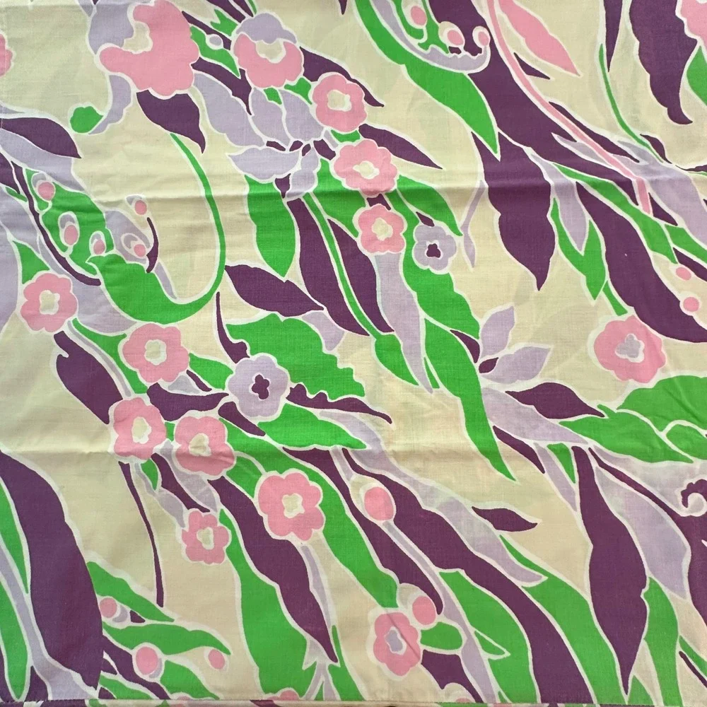 Springmaid Wondercale Vintage 2 Pc Standard Pillowcases Psychedellic Florals